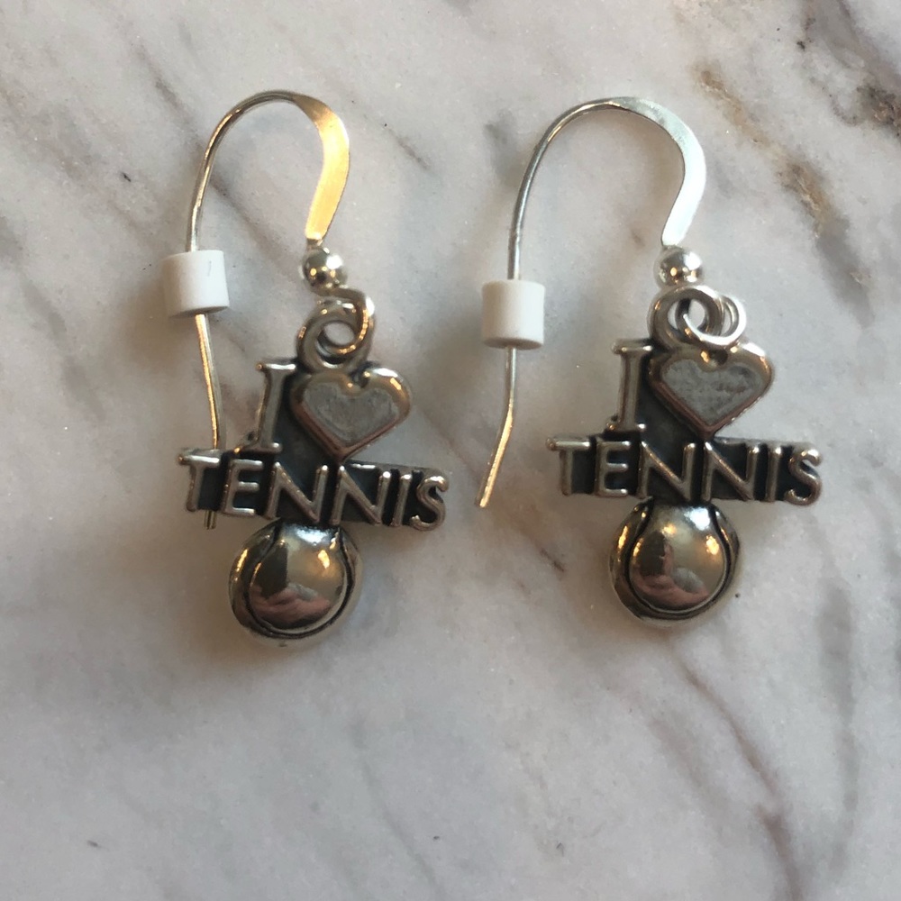 I Love Tennis Earrings